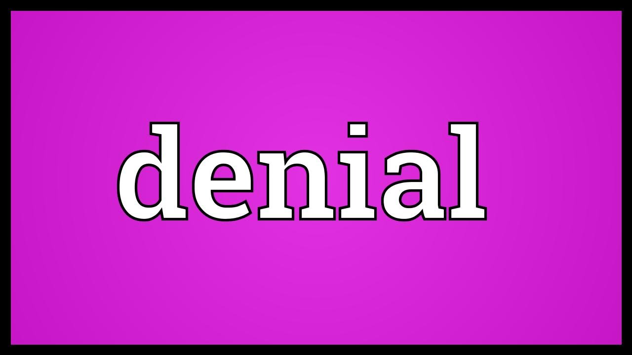 Denial Meaning