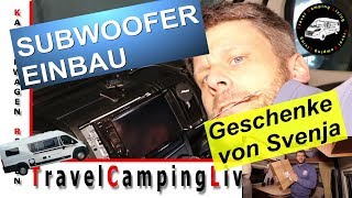 Kai schraubt / Pioneer TS-WX130EA Subwoofer Einbau im Kastenwagen / Ein Paket von Svenja