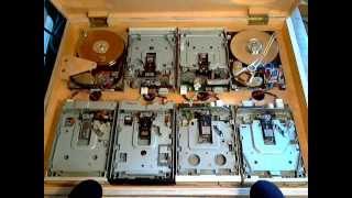 Happy Birthday Song (Mix) played on Floppy and Hard Disk Drives