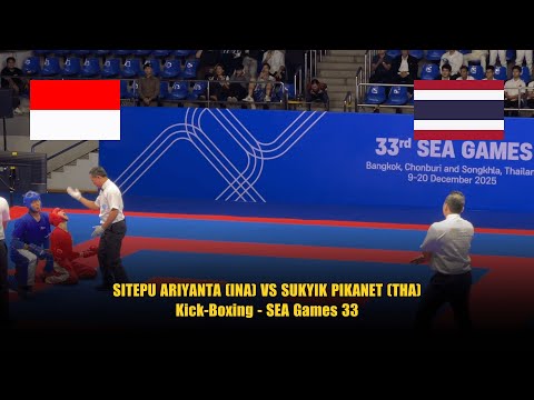 MEN’S POINT FIGHTING - 63KG: SUKYIK PIKANET (THA) VS SITEPU ARIYANTA (INA) – SEA GAMES 33