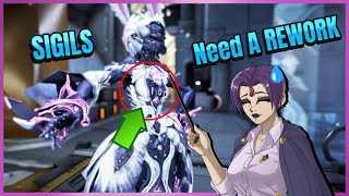 SIGILS Need a REWORK In Warframe and here’s why! #warframe #fashionframe #gaming