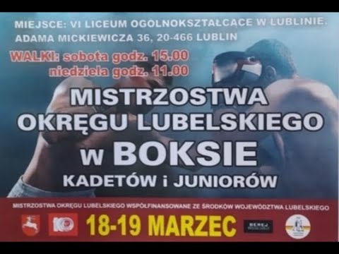 Mistrzostwa Okręgu Lubelskiego w Boksie - Finały 19.03.2023