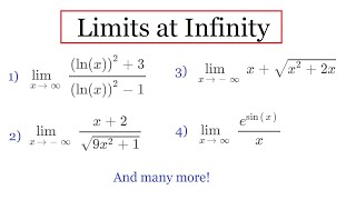 10 Limits at Infinity