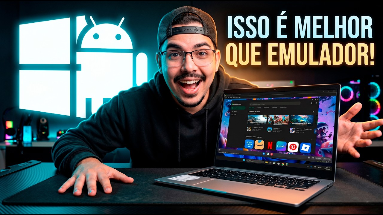 O FIM DOS EMULADORES: Esse Sistema Roda Android NATIVO no PC Windows!