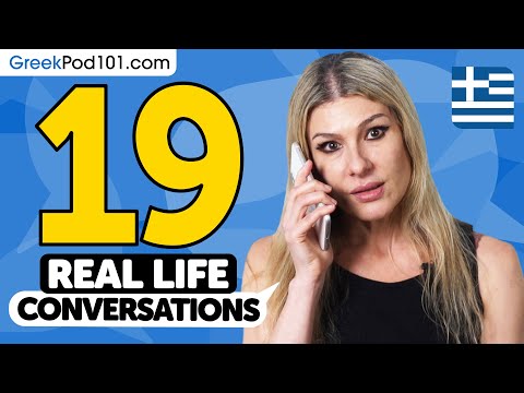 19 Daily Greek Conversations - Learn Basic Greek Phrases