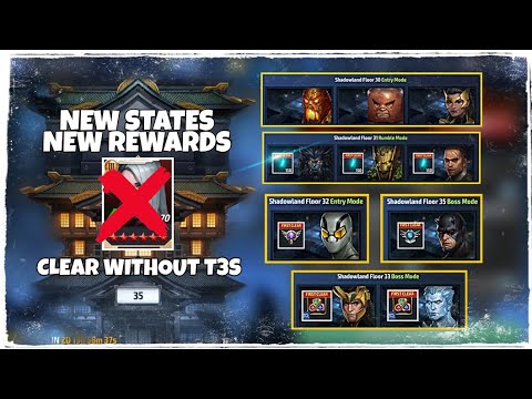 How to clear shadowland stage 31 to 35 - marvel future fight