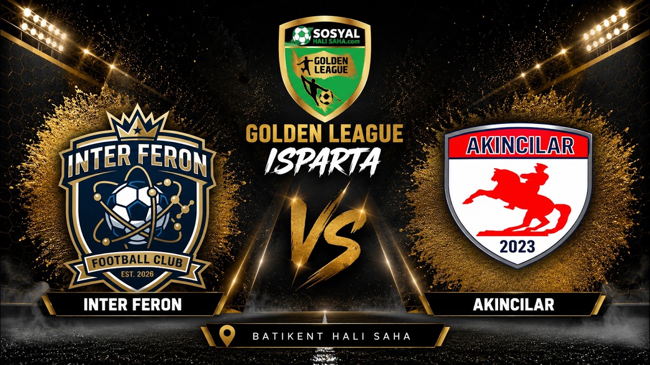 SOSYAL HALI SAHA GOLDEN LEAGUE / 2026 AÇILIŞ SEZONU / ISPARTA / INTER FERON - AKINCILAR