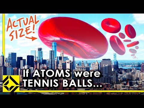 Visualizing How Big the Universe & Atoms Are