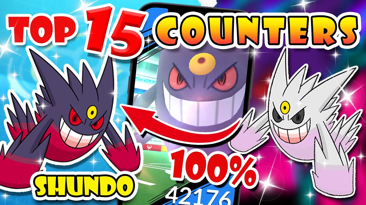 Mega Gengar top 15 counters and best moveset
