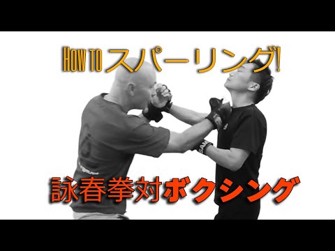 詠春拳対ボクシング　スパーリング動画　How to 詠春拳スパーリング