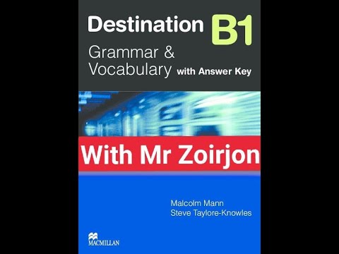 Destination B1. Unit 8. Exercises