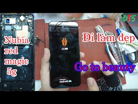 Replace screen glass screen nubia red magic 5g