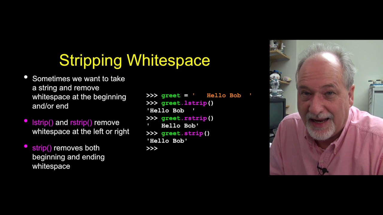Python for Everybody - Intermediate Strings - Curriculum Help - The ...