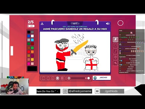 Gartic Phone GOTH Twitch 2022-12-15