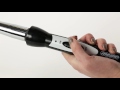 Mesko | Conical Hair Curling Iron | MS 2109 | Garantija 24 mėn. | Ceramic heating system | Barrel diameter 13-25 mm | 40 W | Nerūdijantis plienas/Juodas