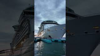 Freedom and Independence Sailaway from San Juan!💙🤍  #cruiseship #cruisetour