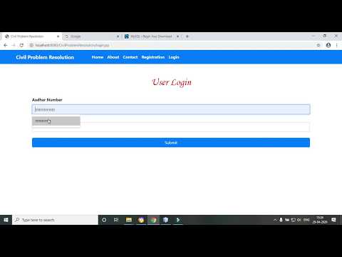 5 JSP Project Development | Civil Problem Resolution | Hindi