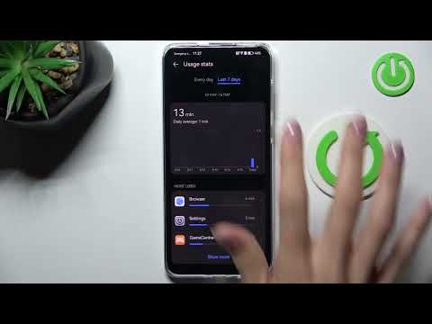 How To Check Total Screen Time On HUAWEI P60 PRO
