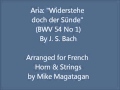 Aria: "Widerstehe doch der Sünde" (BWV 54 No 1 ...