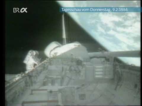ARD Tagesschau vom 09.02.1984 - Shuttle STS-41B EVA