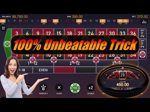 100% Unbeatable Roulette Secret Winning Strategy