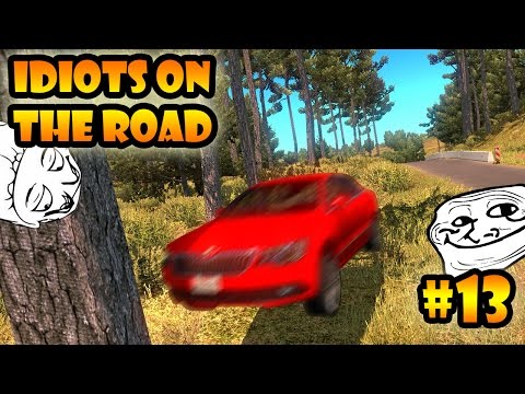 ★ IDIOTS on the road #13 - ETS2MP | Funny moments - Euro Truck Simulator 2 Multiplayer
