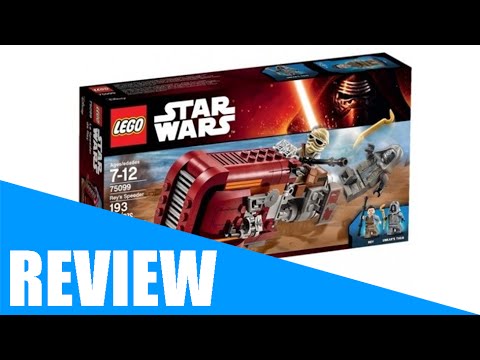 Vidéo LEGO Star Wars 75099 : Le Speeder de Rey