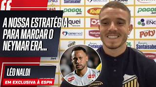 EXCLUSIVA: LÉO NALDI, HERÓI DA CLASSIFICAÇÃO DO NOVORIZONTINO SOBRE O SANTOS, DE NEYMAR, NO PAULISTA