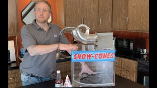 How to use Snow Cone machine