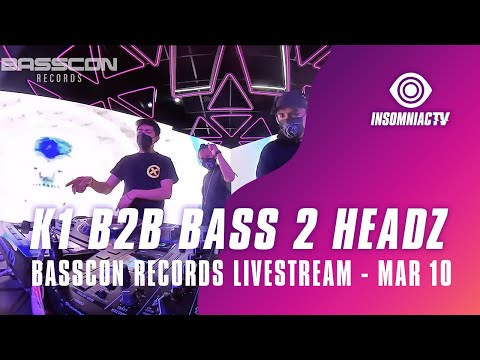K1 b2b Bass 2 Headz for Basscon Records Livestream (March 10, 2021)