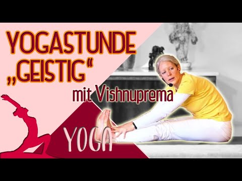 YOGA ''Geistig'' Yogastunde Mittelstufe mit Vishnuprema - Yoga Vidya Live  09:15 - 25.11.2020