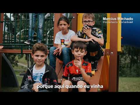 Parque infantil instalado em Palmeira - Santa Catarina | Marcius Machado