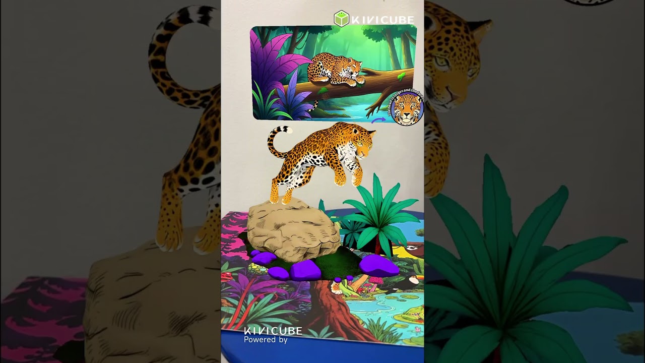 This children’s book just came to life… in AR 🤯📚 #augmentedreality #webar #kivicube #books #aiart