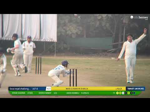 KLCA vs Ssca royal challengers live cricket match |  live - KLCA JAMALPUR Haridwar