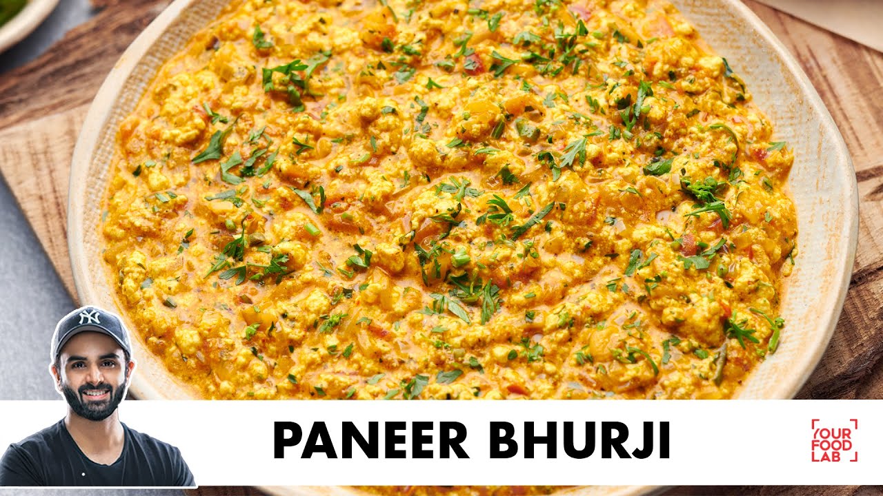 Paneer Bhurji Recipe | Fresh home-made Paneer | पनीर भुर्जी | Chef Sanjyot Keer
