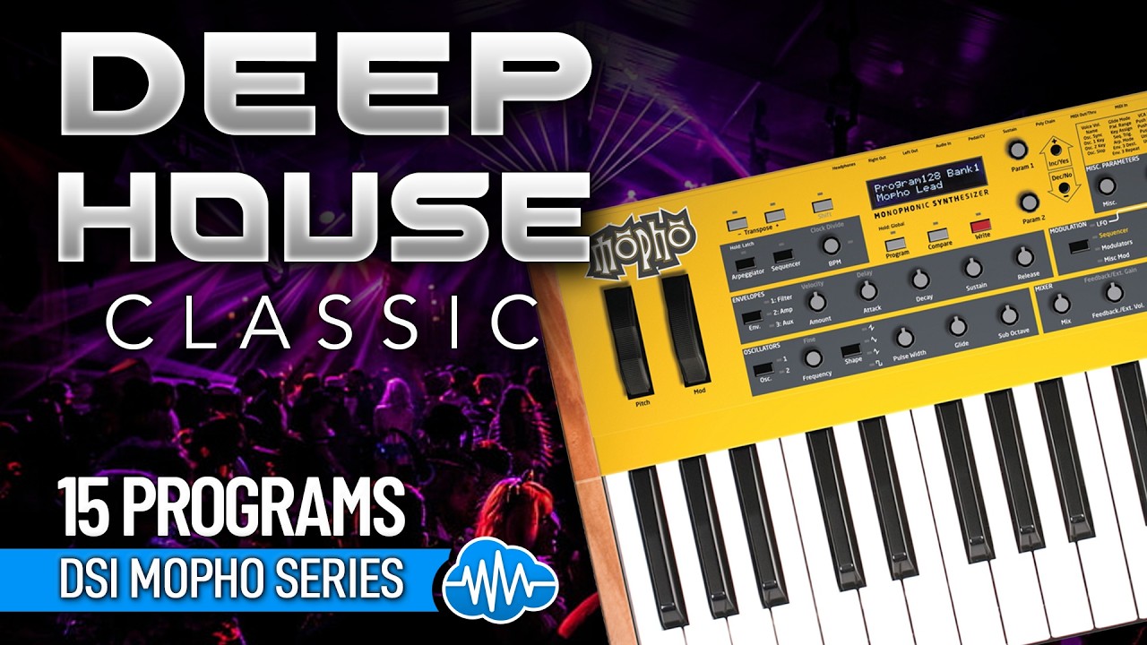 PRL002 - Deep House Classic - DSI Mopho ( 15 presets ) - Video Preview 1