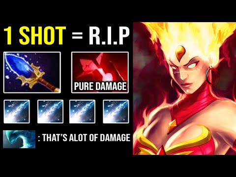 IMBA PURE LAGUNA 1 Shot Enemy Nonstop Spam Skills 9Min Boots Deleted Mid Morph | DotA 2 Lina Guide