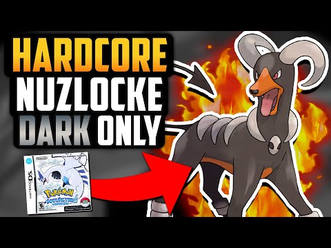 CAN I BEAT A POKÉMON SOULSILVER HARDCORE NUZLOCKE WITH ONLY DARK TYPES!? (Pokémon Challenge)