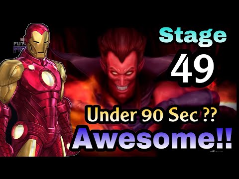 Mephisto [ 49 ] under 90 Sec ?? IRON MAN is Amazing with Mighty Energy 🔥 MFF