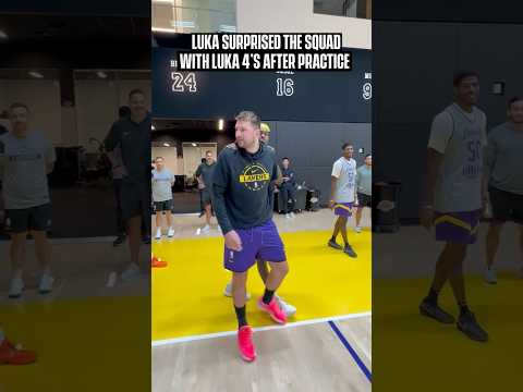 Luka Dončić Surprised the Lakers with New Shoes! #nba