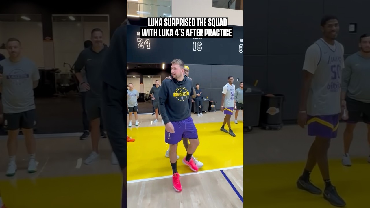 Luka Dončić Surprised the Lakers with New Shoes! #nba