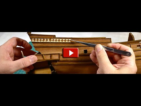 CASCO 34- Como colocar las decoraciones del casco 1 BUCCANEER - Modelismo Naval