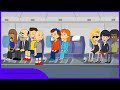 Classic Caillou Misbehaves On The Trip To Japan Grounded