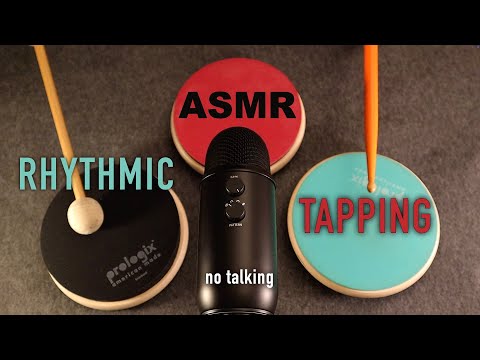 ASMR Rhythmic Tapping & Drumming (No Talking)