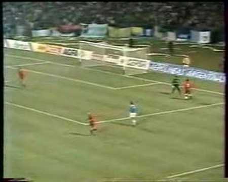Lech Poznan - Barcelona 1988 r. 1 - 1  Roberto