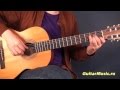 Вальс в ритме дождя - как играть на гитаре - Перебор 1 (упрощенный вариант) 