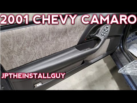 2001 chevy camaro speaker install door panel removal