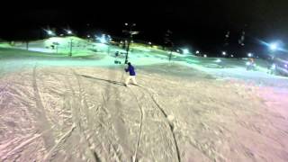 preview picture of video 'GoPro: Meg learning to ski at Mt. Brighton- 1/26/14'