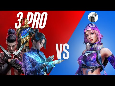 GARCI VS 3 PRO PLAYERS BLOOD STRIKE