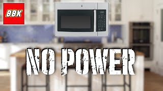 How to Fix a GE Over the Range Microwave That Stopped Working - Will Not Power On - No Power JVM3160RF3SS